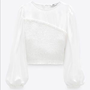 Zara asymmetrical long sleeve